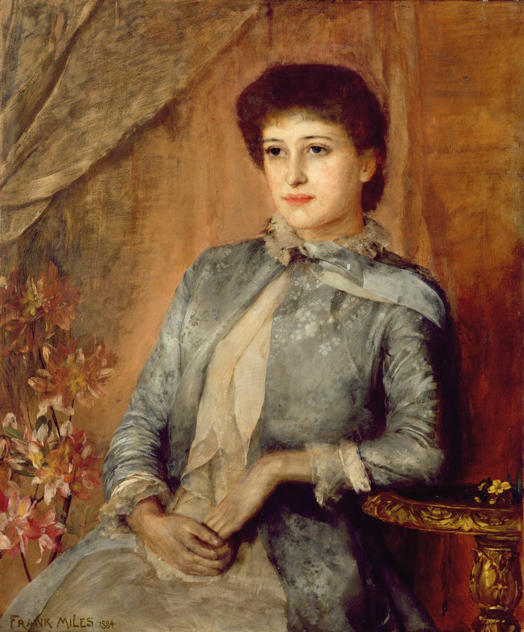 Lily Langtry portréja, 1884 alkotó: George Frank Miles