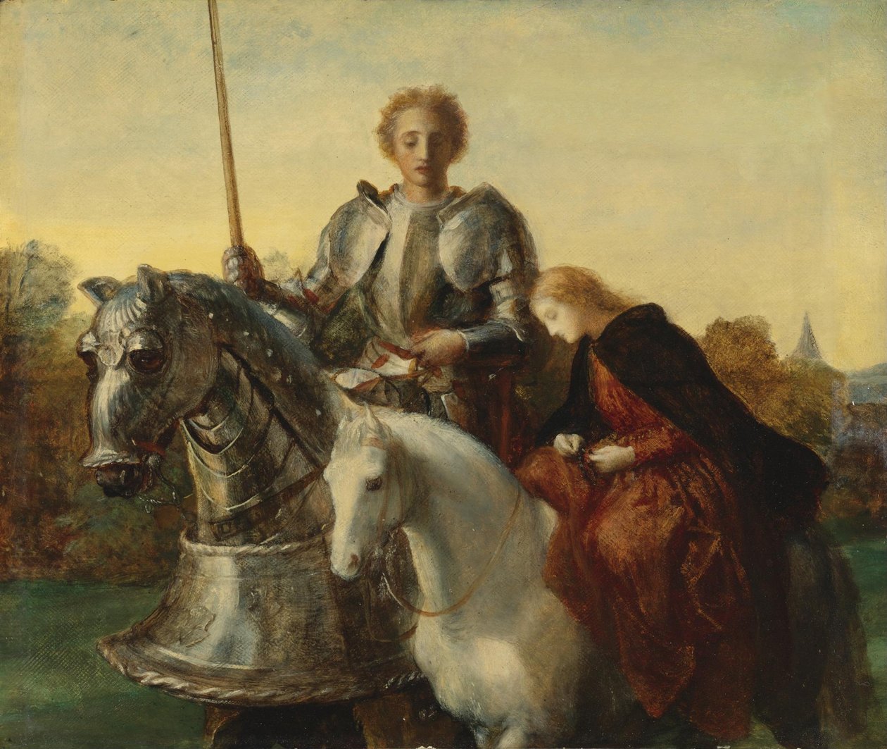 Tanulmány Unának és a Vöröskeresztnek alkotó: George Frederick Watts