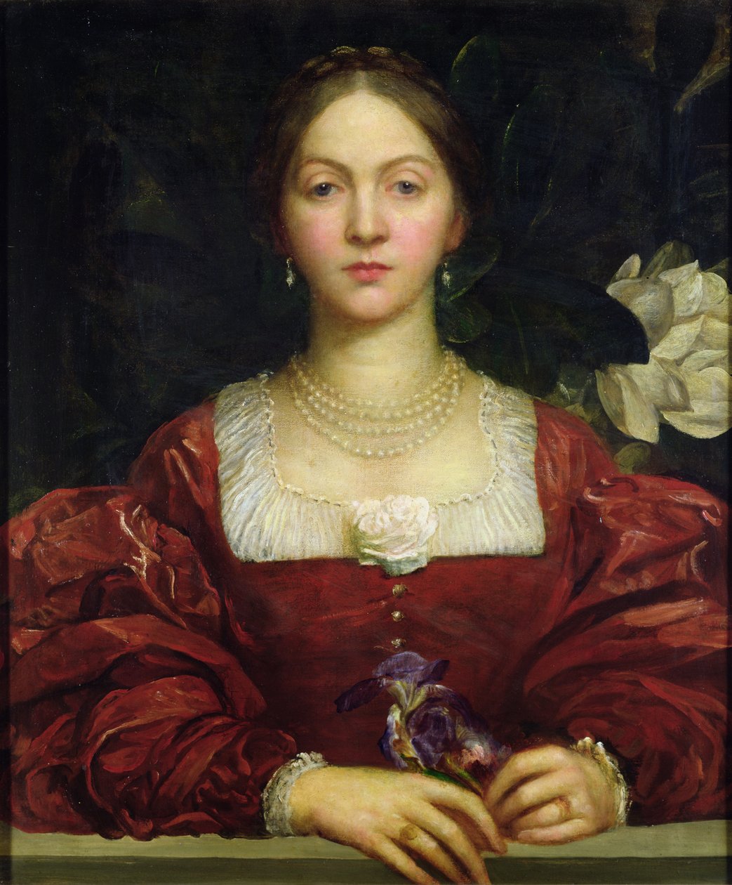 Airlie grófnő portréja alkotó: George Frederick Watts