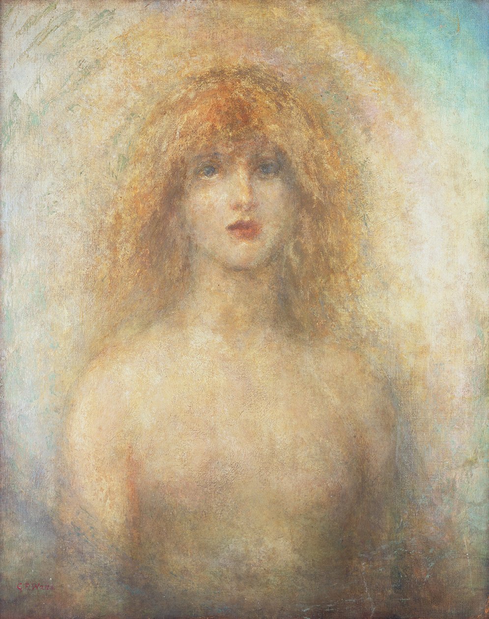 Uldra, A szivárvány skandináv szelleme a vízesésben, 1884 alkotó: George Frederick Watts