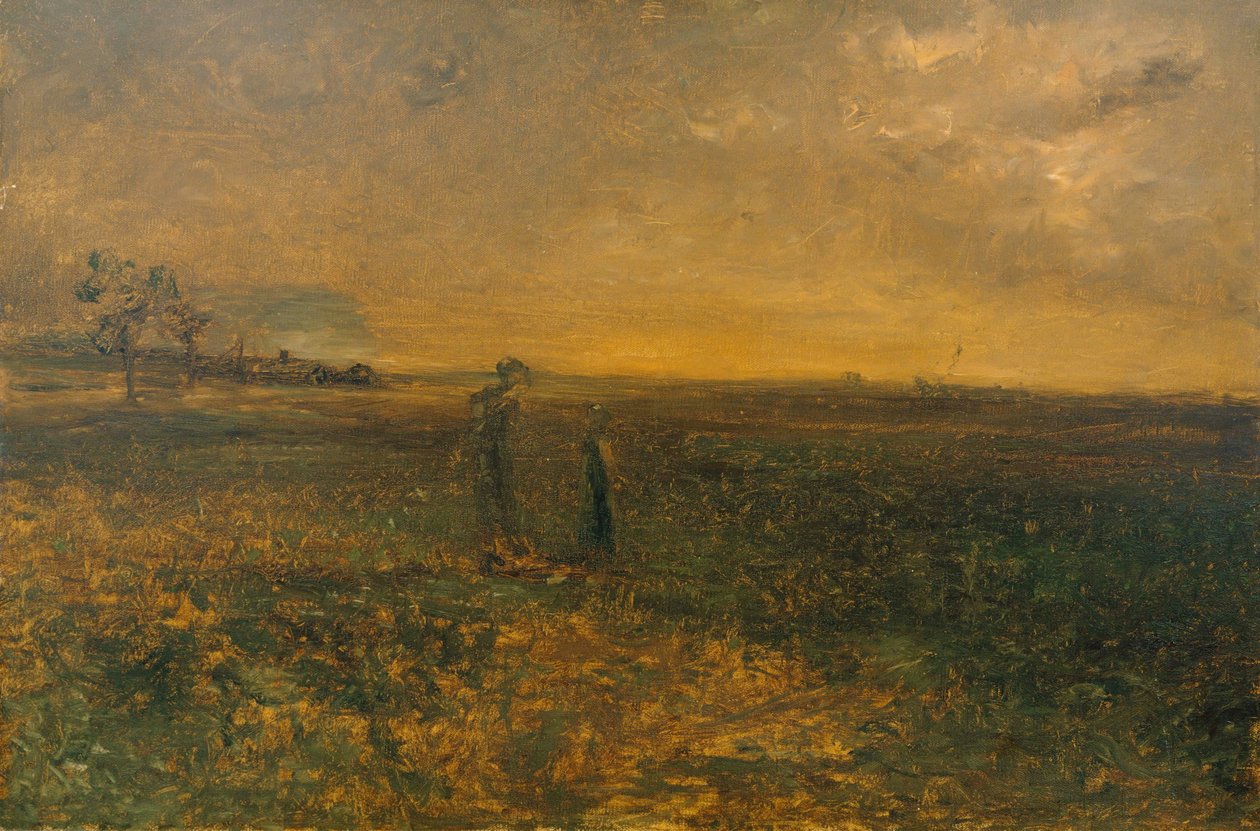 Alkonyat a prérin alkotó: George Fuller