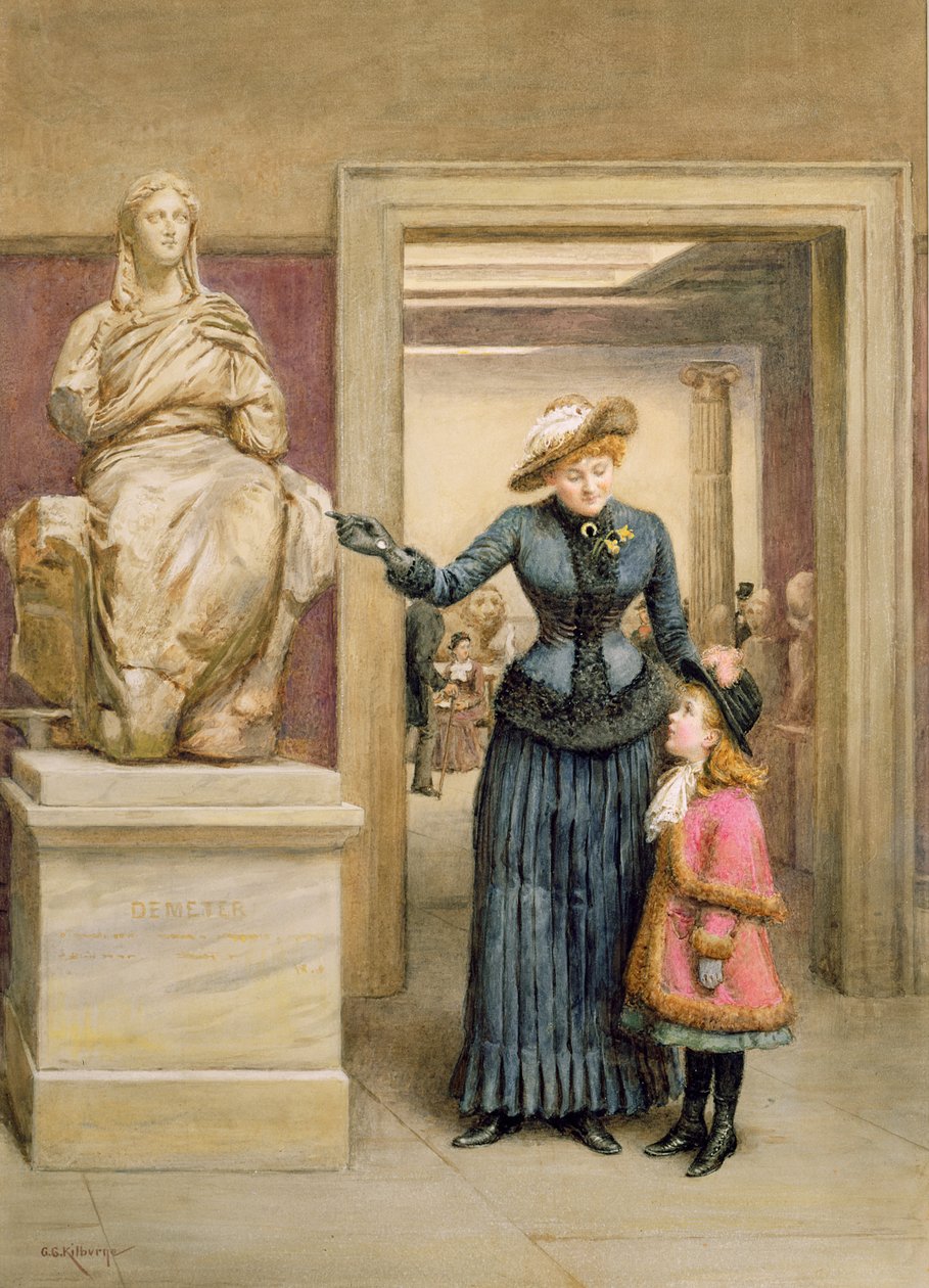 A British Museumban alkotó: George Goodwin Kilburne