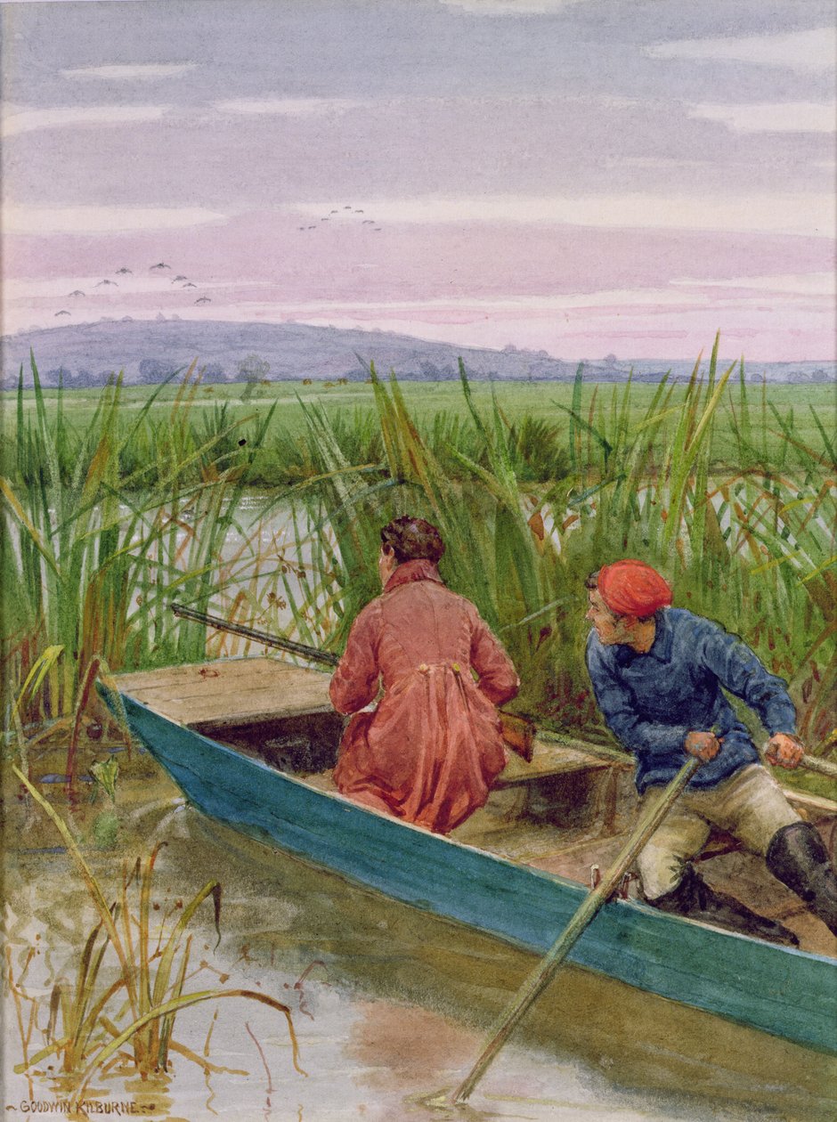 Kacsa lövészet alkotó: George Goodwin Kilburne