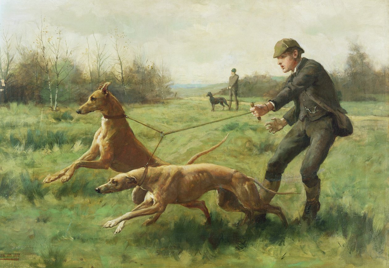 Agár gyakorlása alkotó: George Goodwin Kilburne