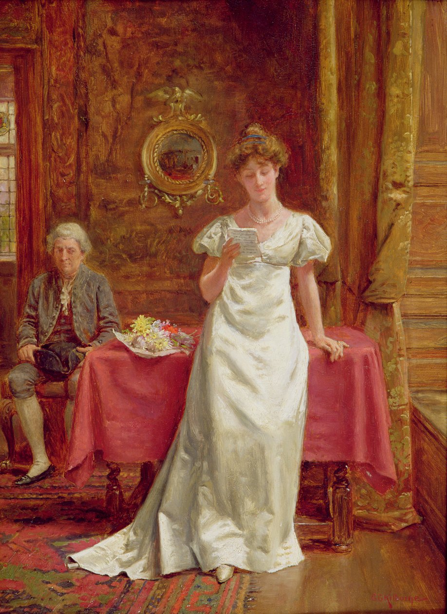 Válaszra várva alkotó: George Goodwin Kilburne