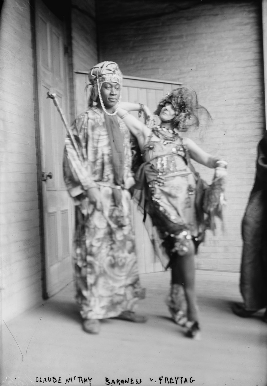 Claude McKay és Von Freytag-Loringhoven bárónő, 1915 körül alkotó: George Grantham Bain