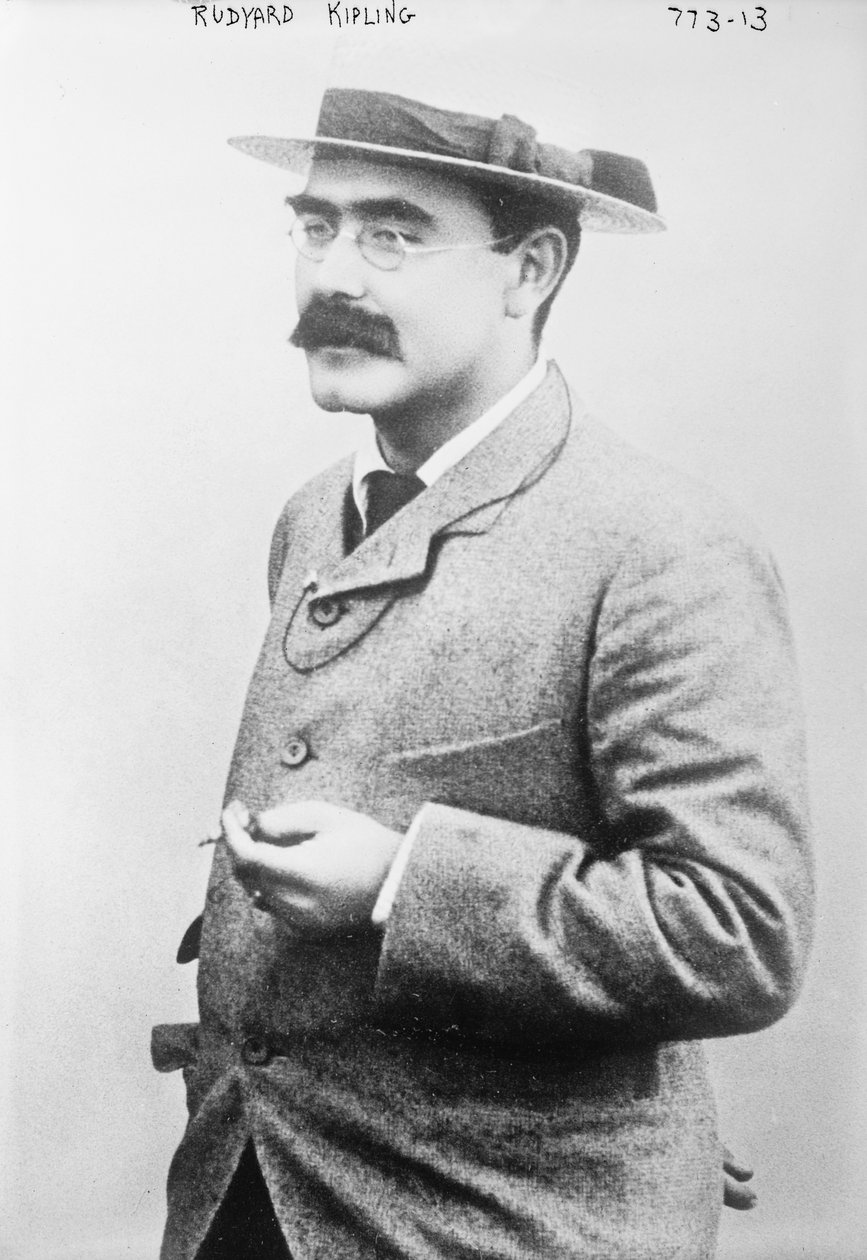 Rudyard Kipling, 1908 alkotó: George Grantham Bain