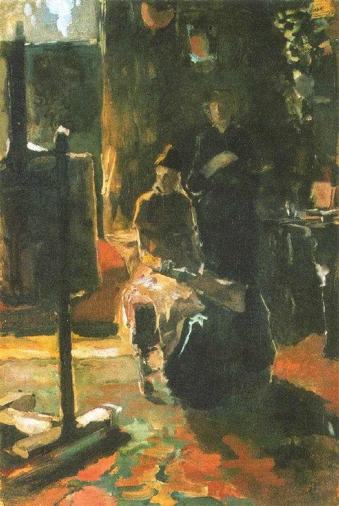 A műhelyben alkotó: George Hendrik Breitner