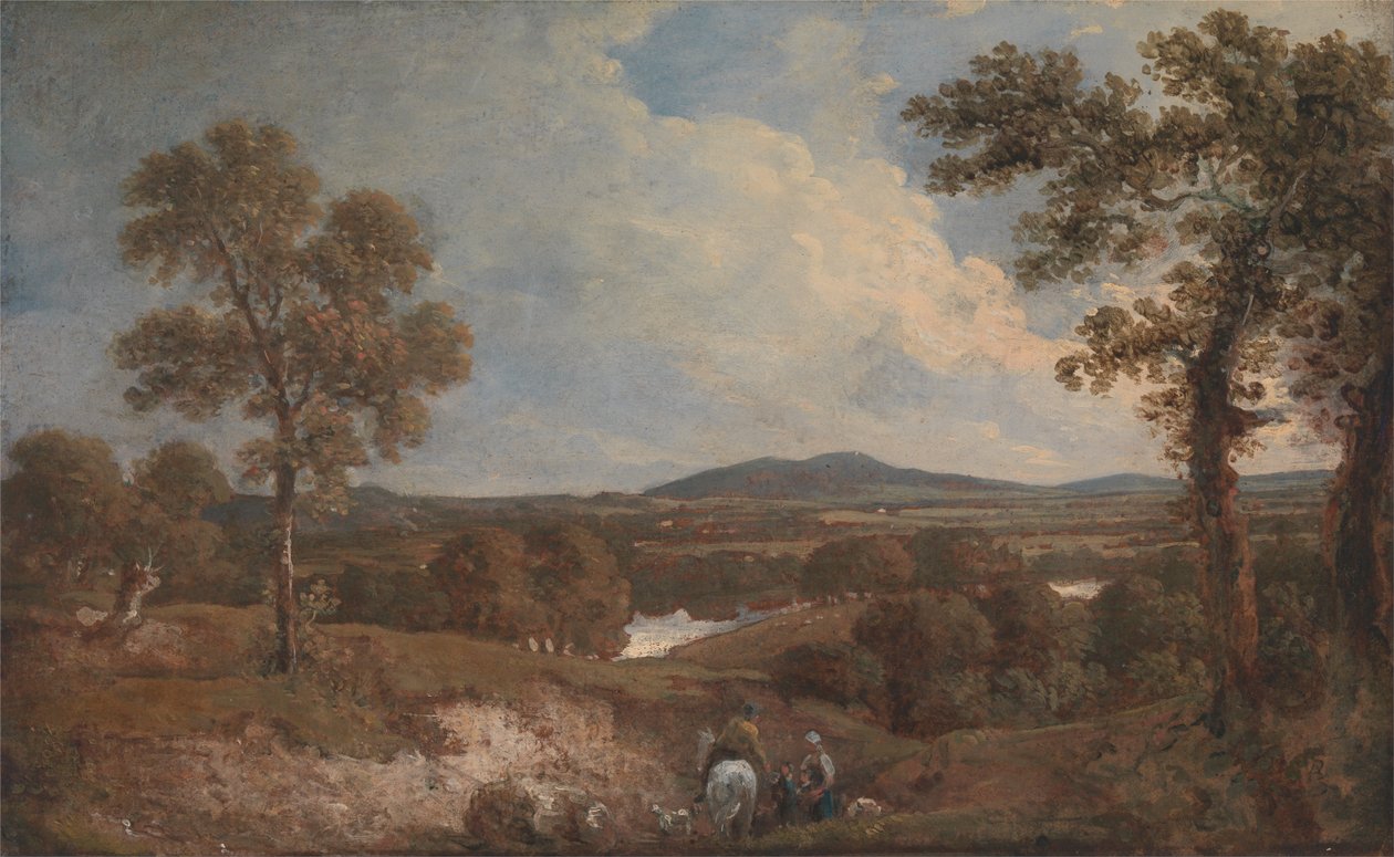 Táj ábrákkal az előtérben alkotó: George Howland Beaumont
