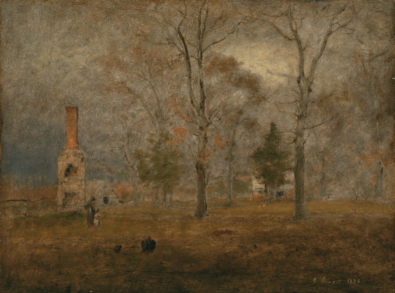 Szürke nap, Goochland alkotó: George Inness