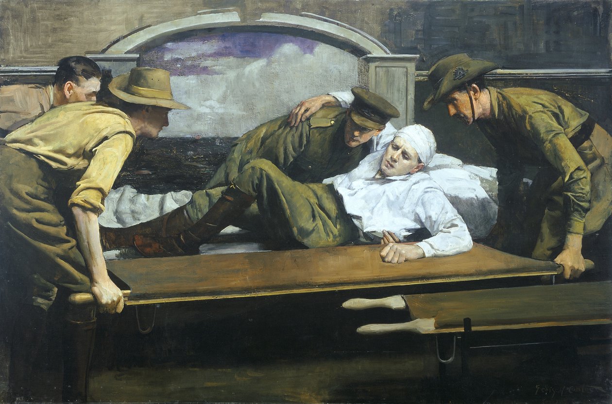 Baleseti tisztítóállomás, 1920 alkotó: George James Coates