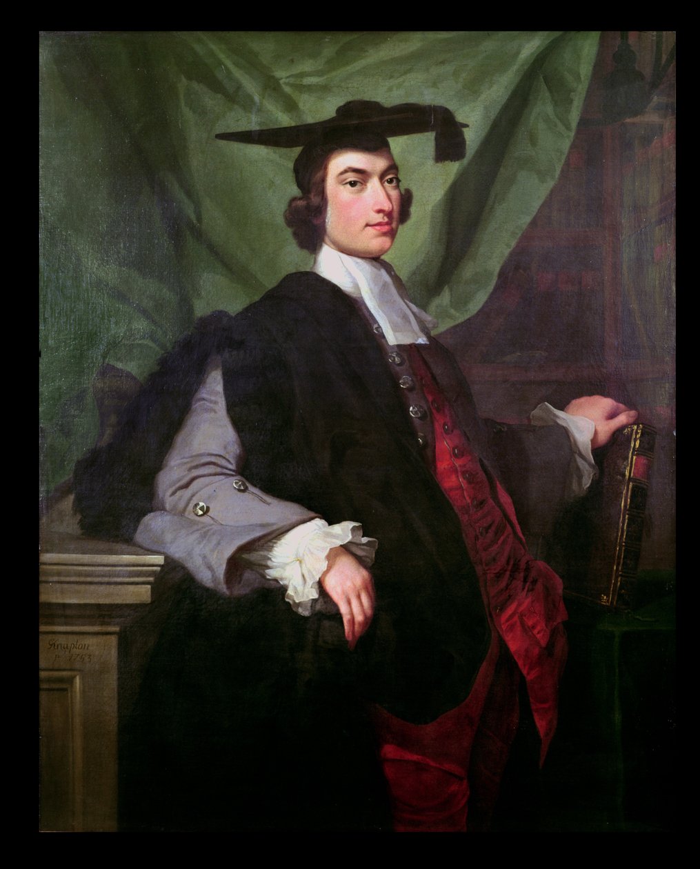 Egy tudós portréja alkotó: George Knapton