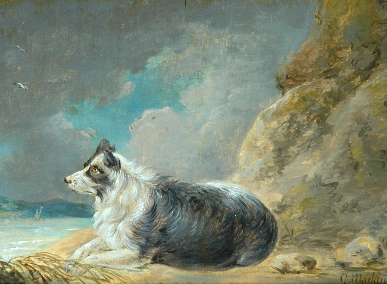 Barát (olaj falapon) alkotó: George Morland