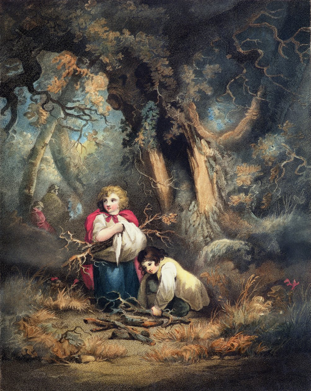 Gathering Wood, metszett R.M. Rétek, kocsma. szerző: John Raphael Smith, 1793 (stipple-metszet) (125532-es pár) alkotó: George Morland
