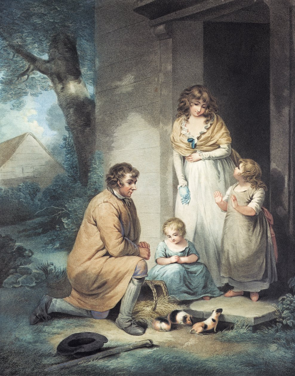 Tengerimalacok, Thomas Gaugain (1748-1812) metszete, kiadó: T. Philipe, 1796 (stiffle-metszet) (125547-es pár) alkotó: George Morland