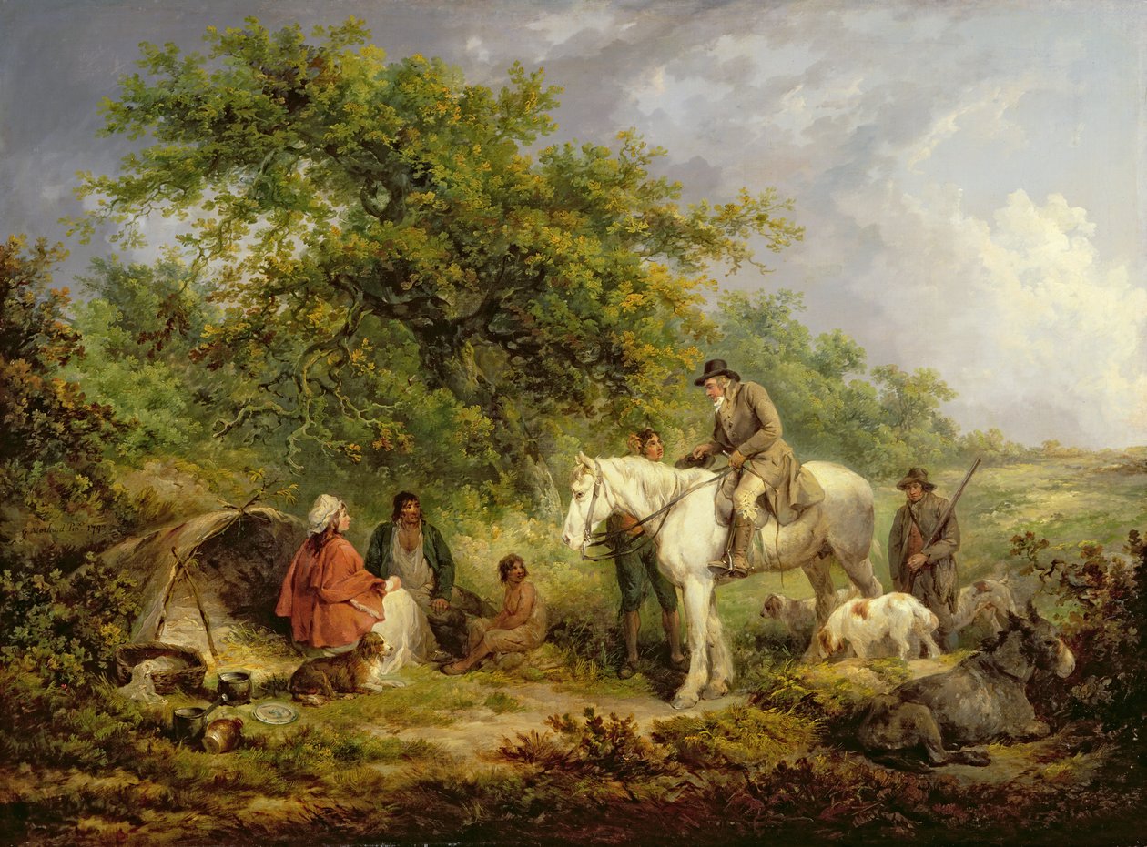Reggel, avagy a jótékony sportember, 1792 alkotó: George Morland