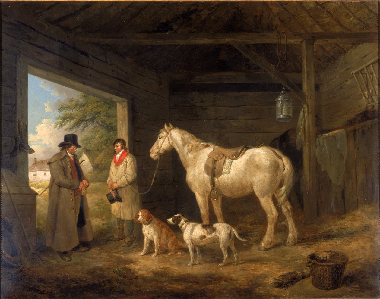 Fizetni az Ostlernek alkotó: George Morland