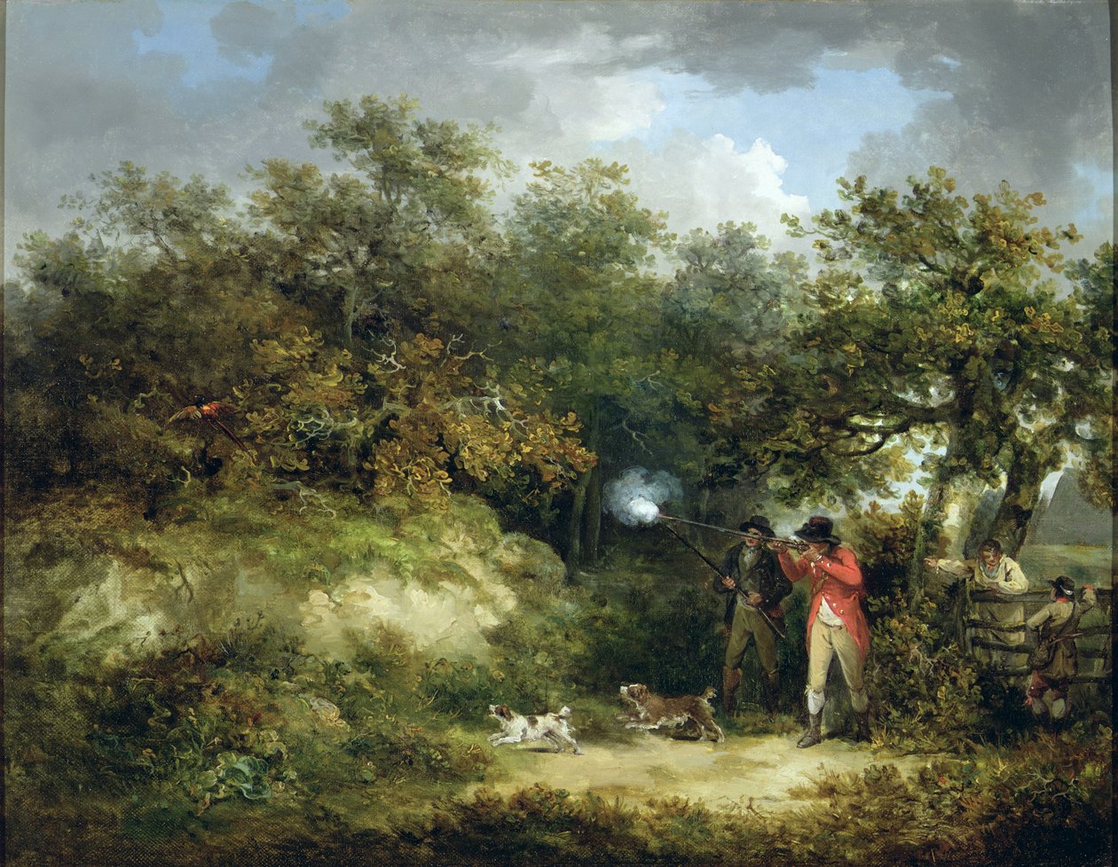 Fácánlövészet alkotó: George Morland