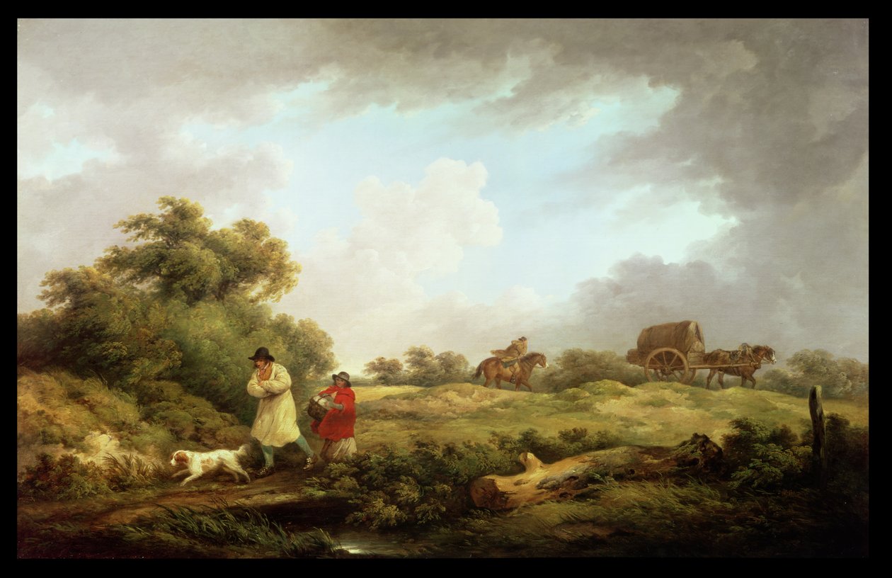Szeles nap alkotó: George Morland