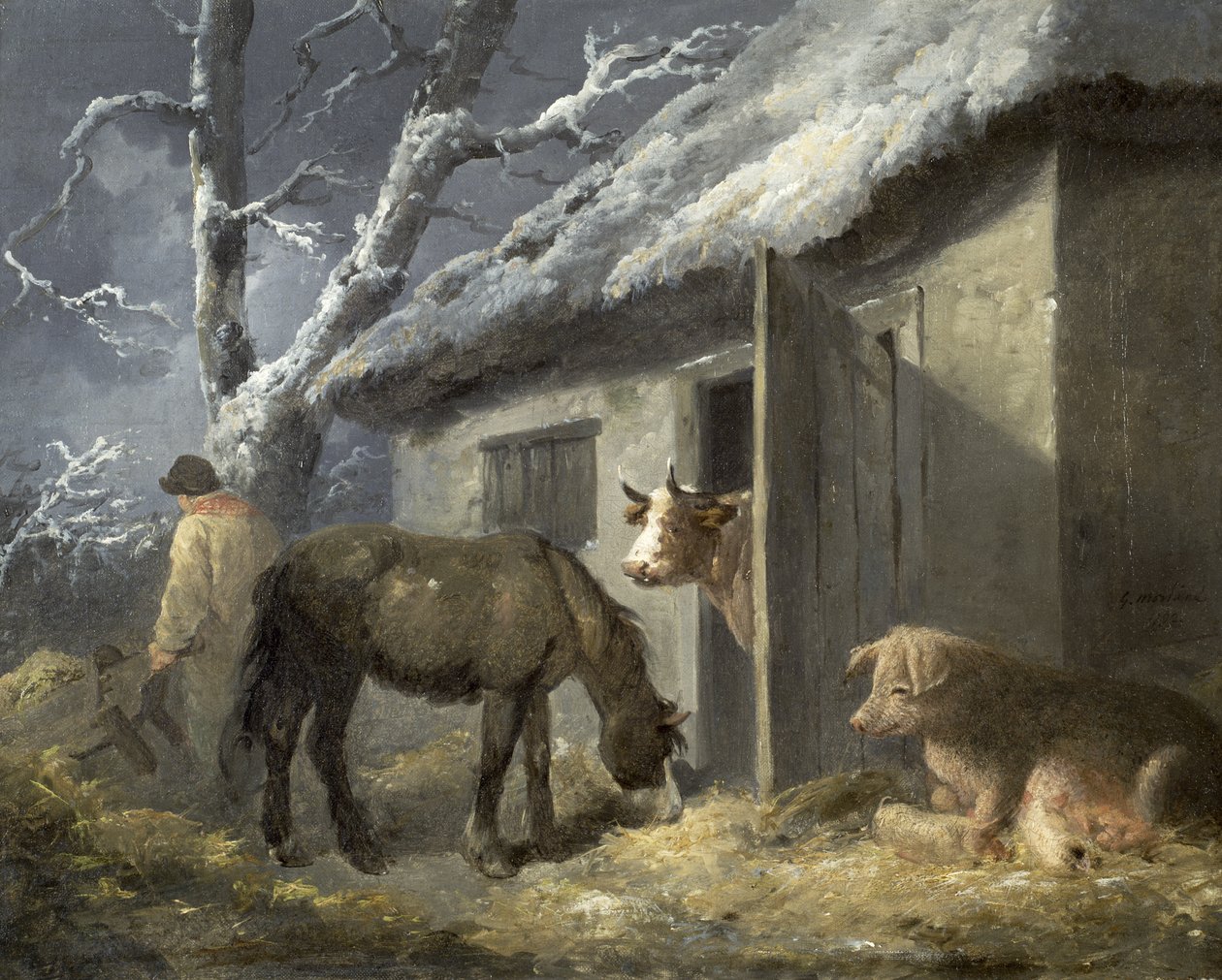Téli tanya alkotó: George Morland
