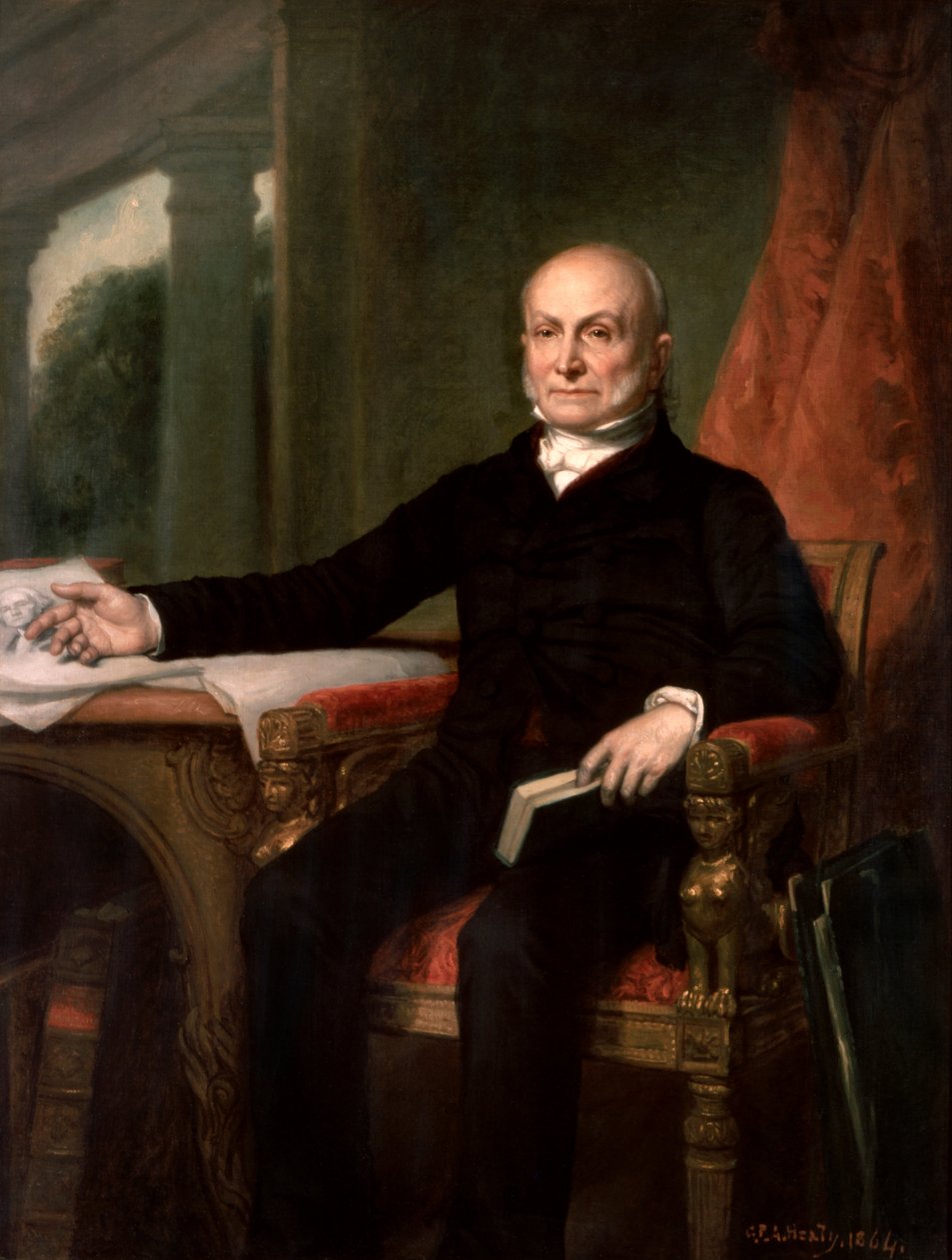 John Quincy Adams alkotó: George Peter Alexander Healy