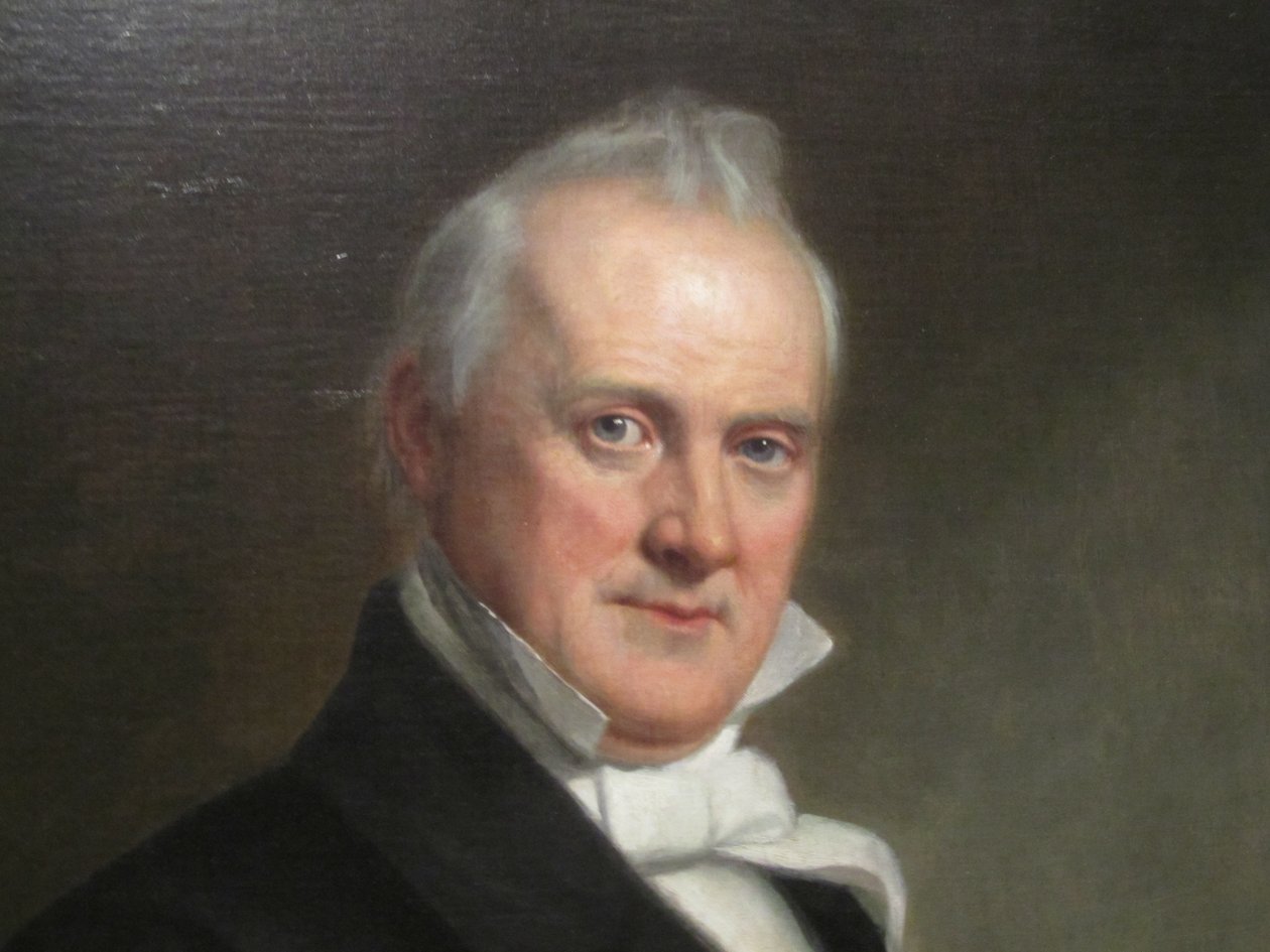 James Buchanan portréja részlet alkotó: George Peter Alexander Healy