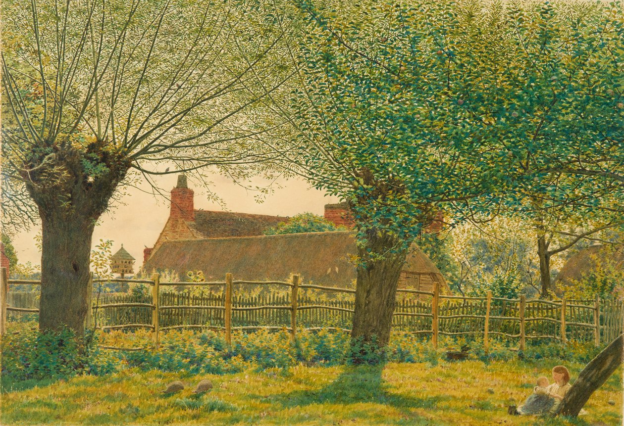 Binseyben, Oxford mellett, 1862 alkotó: George Price Boyce