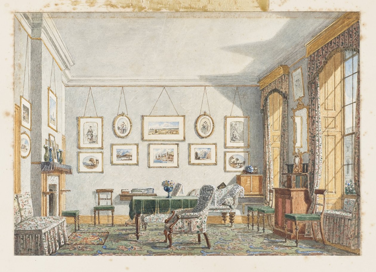 George James Drummonds szoba Oxfordban, 1853 alkotó: George Pyne