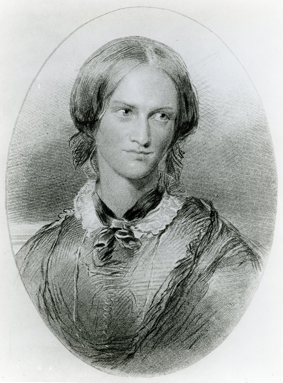 Charlotte Bronte, James Charles Armytage metszete, 1850 körül alkotó: George Richmond