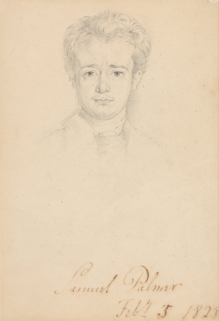 Samuel Palmer portréja, 1828. február 5 alkotó: George Richmond