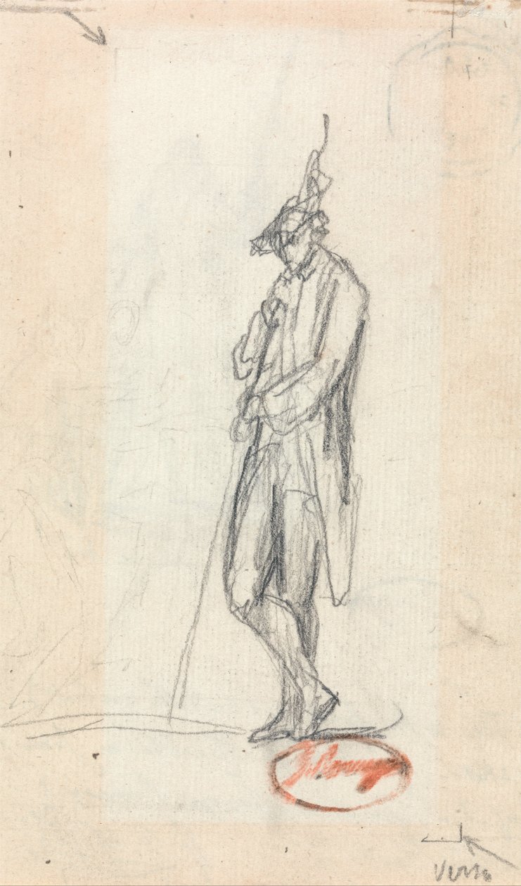 Álló férfi alak alkotó: George Romney