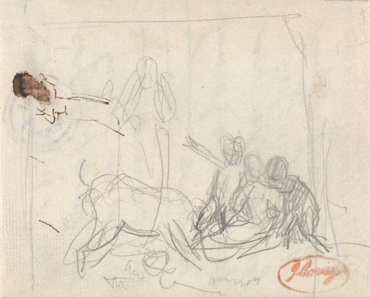 Gyermekek és egy kecske alkotó: George Romney