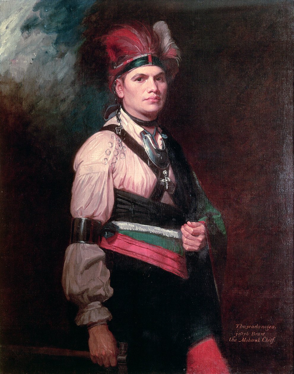 Joseph Brant, a mohawkok főnöke, 1742-1807 alkotó: George Romney