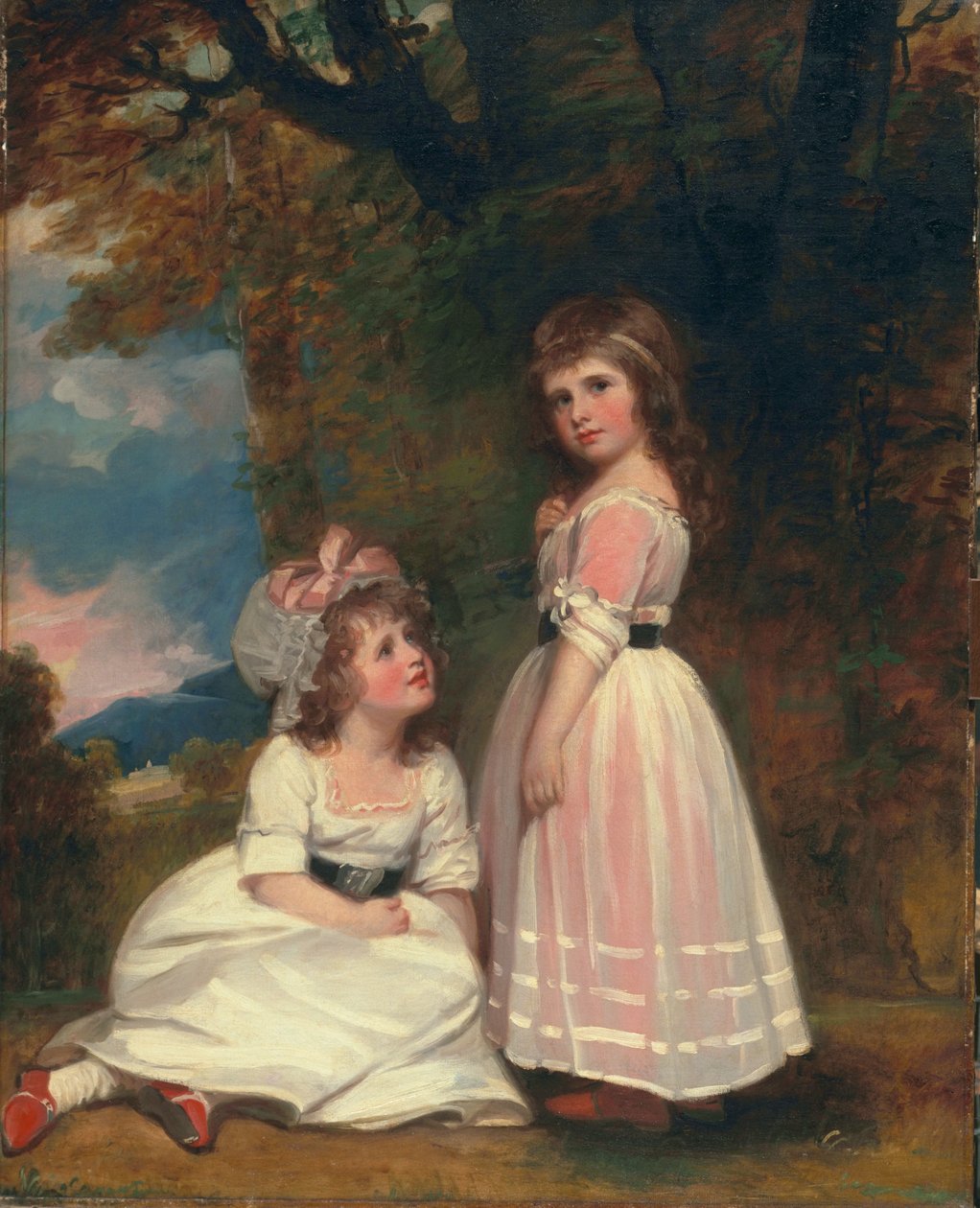 Margaret Beckford, később Margaret Orde és Susan Euphemia Beckford, később Hamilton hercegnője: The Beckford Children, 1789-91 körül; alkotó: George Romney