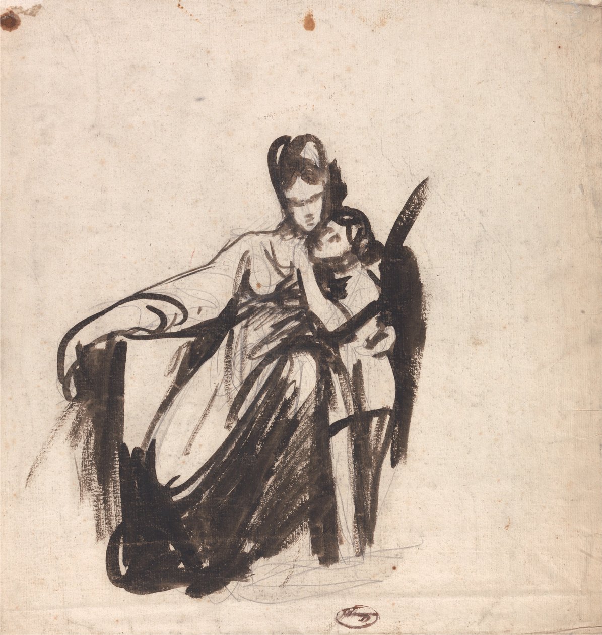 Anya és fia alkotó: George Romney