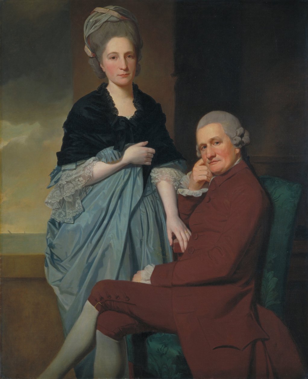 William Lindow úr és felesége alkotó: George Romney
