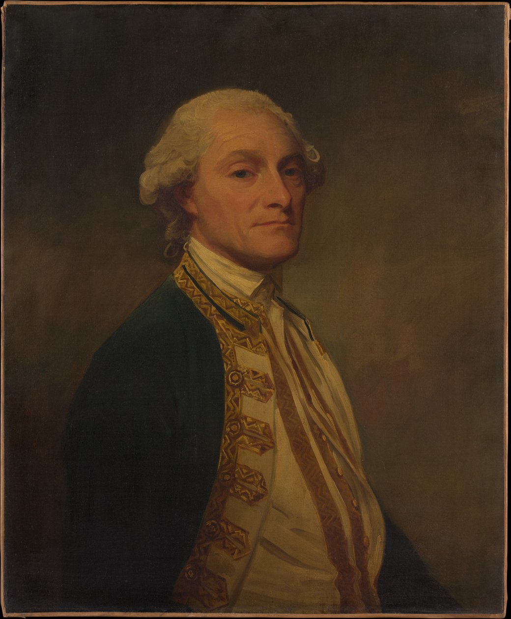 Sir Chaloner Ogle, 1. báró (1726–1816), tengernagy tengernagy arcképe alkotó: George Romney