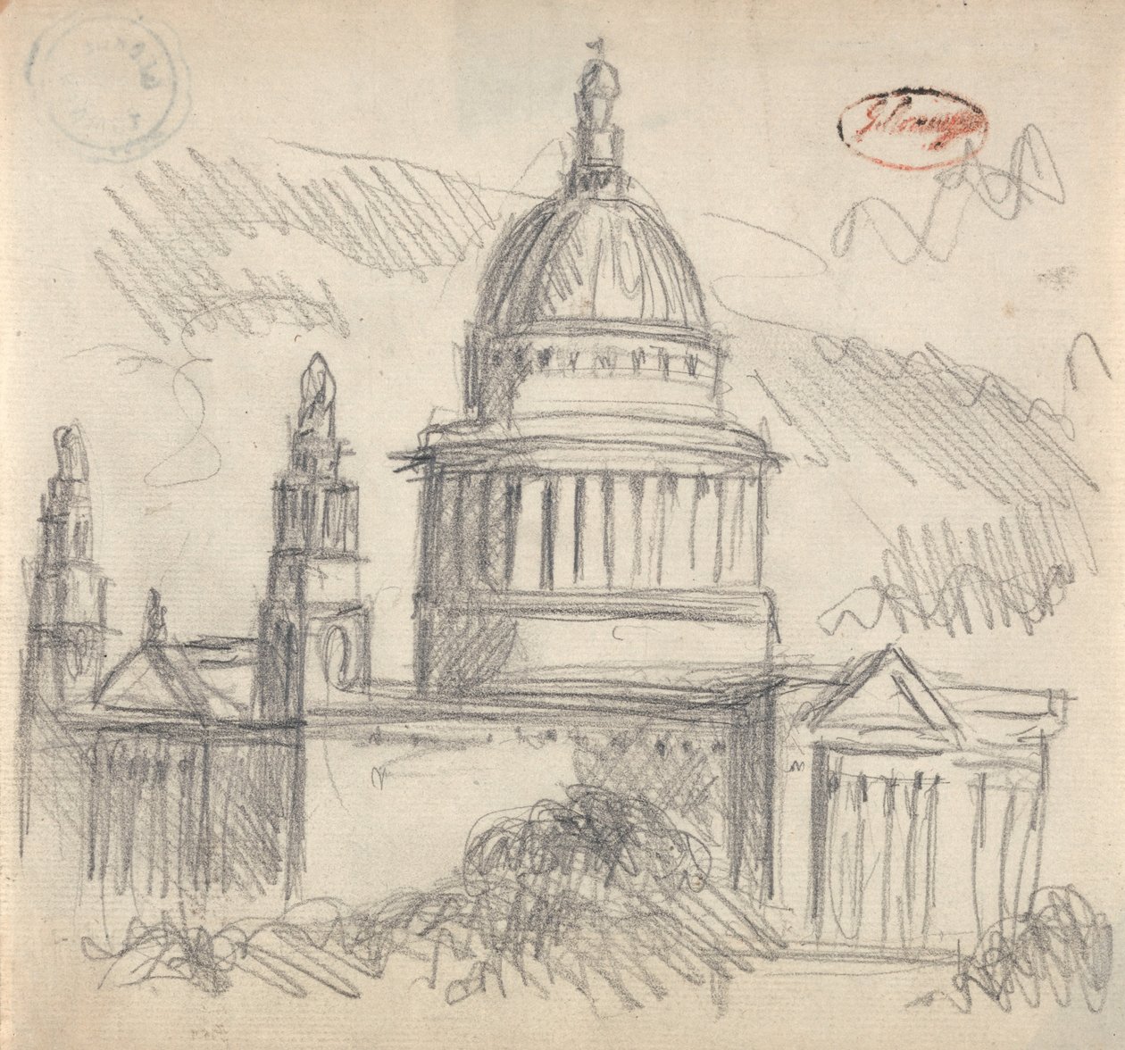 Esetleg Saint Pauls, London alkotó: George Romney