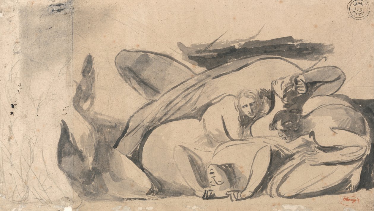 Börtönjelenet alkotó: George Romney
