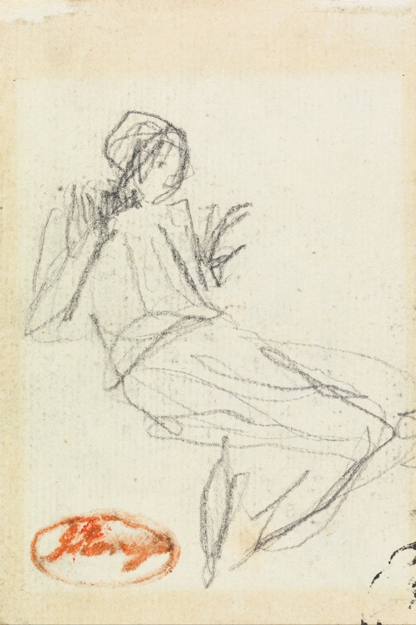 Ülő parasztlány alkotó: George Romney