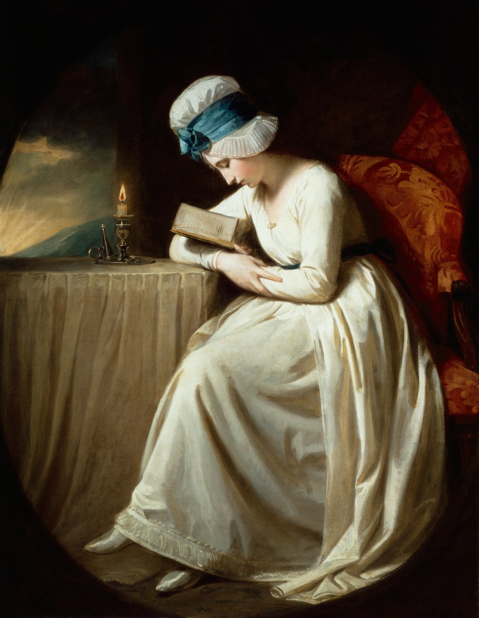 Serena olvasás, 1780-85 alkotó: George Romney