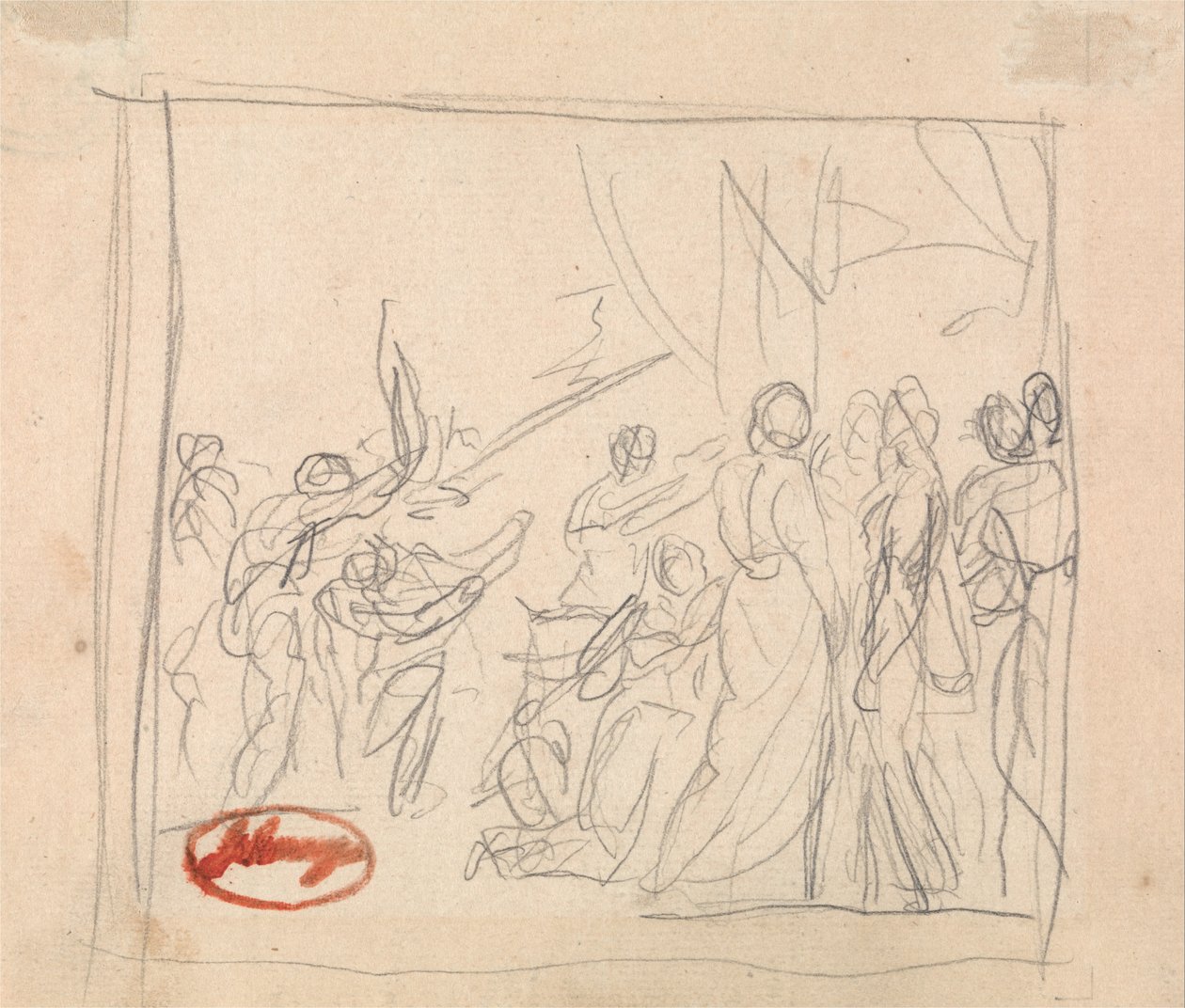 A félresikerült krokett meccs alkotó: George Romney