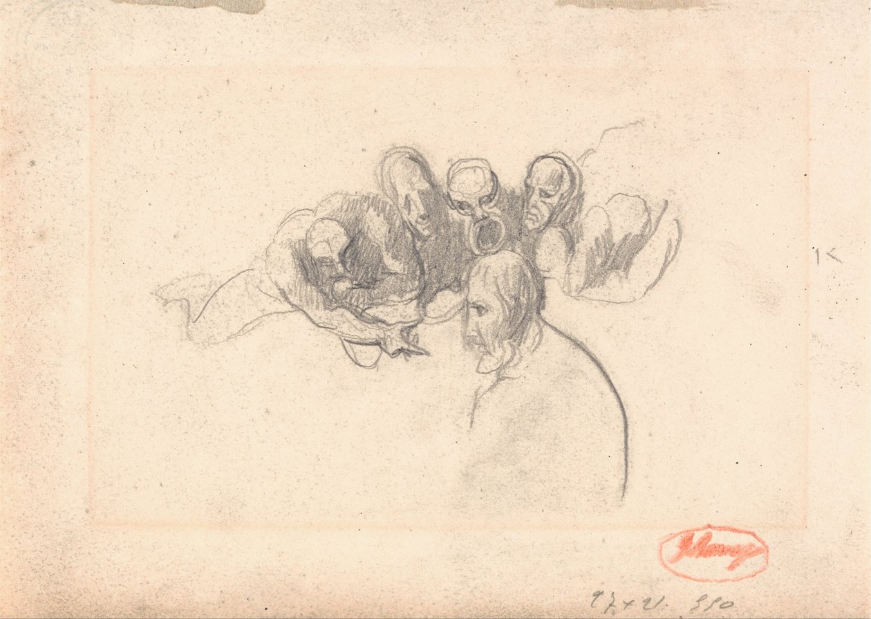 Krisztus megkísértése alkotó: George Romney