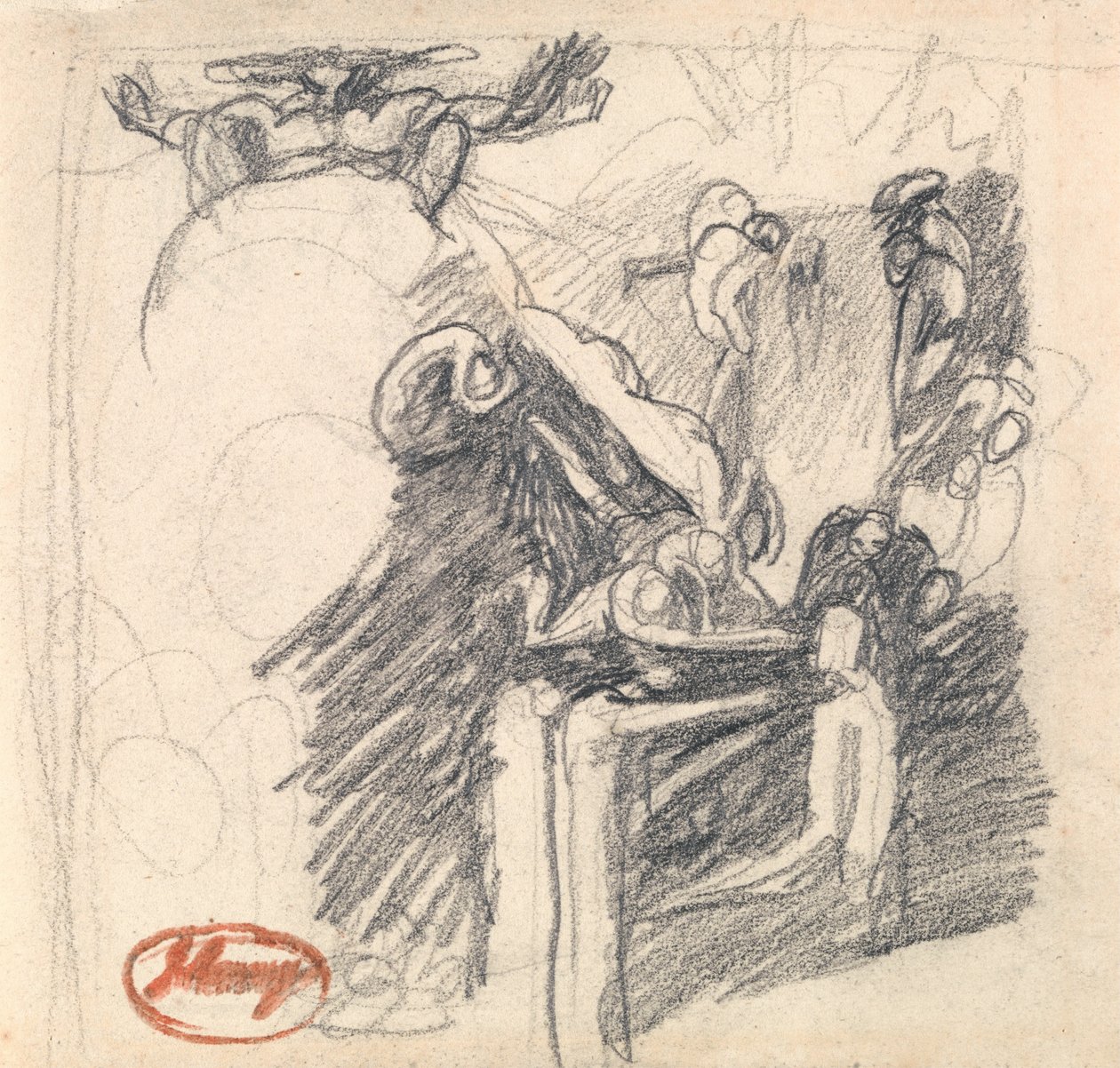 Krisztus megkísértése alkotó: George Romney