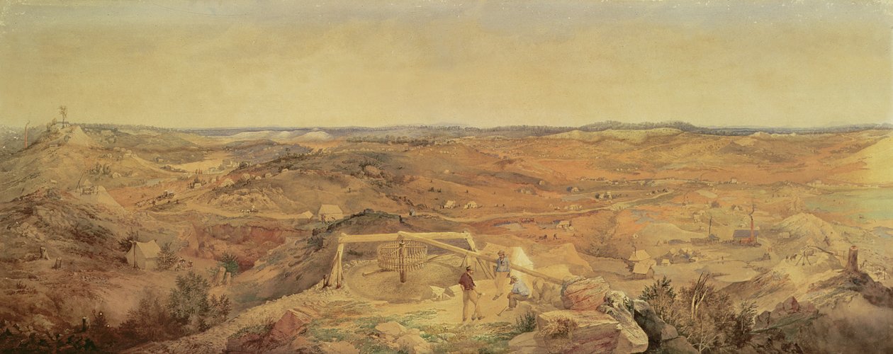 Old Bendigo, 1857 alkotó: George Rowe