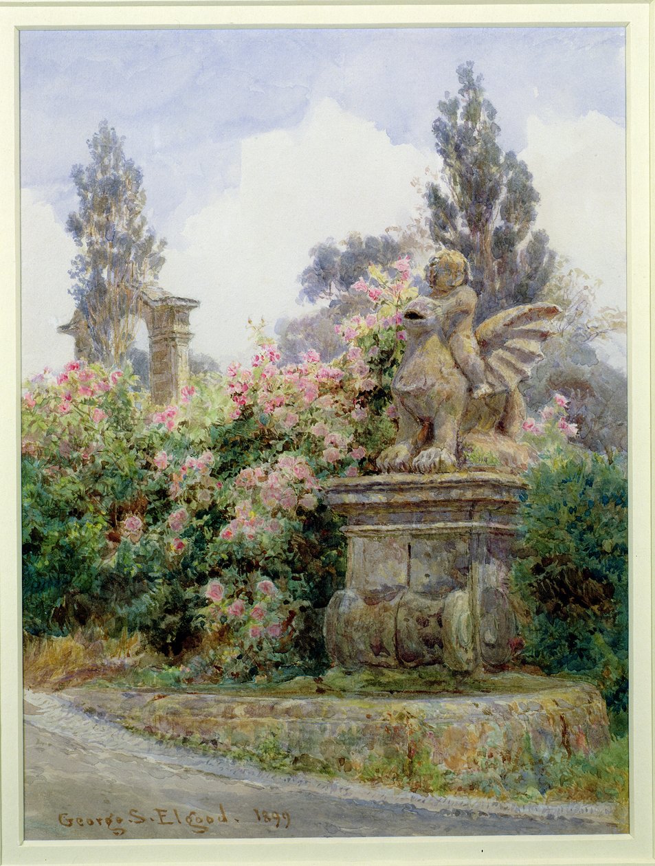 China Roses, Villa Imperiali, Genova alkotó: George Samuel Elgood