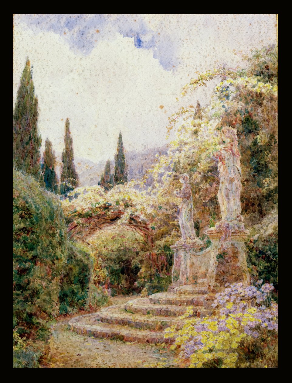 Flóra és Pomona, Villa Arson, Nizza alkotó: George Samuel Elgood