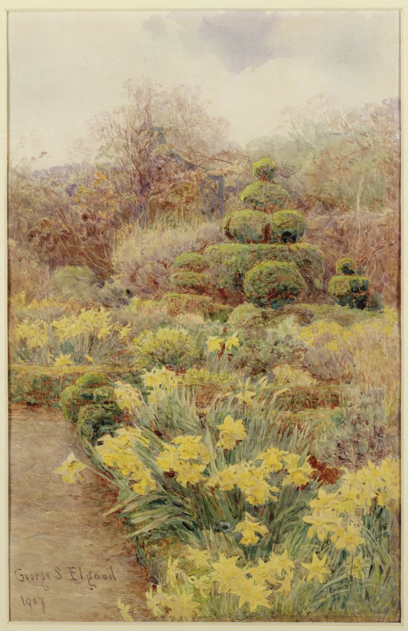 Tavasz, Raunds Cliffe, 1907 alkotó: George Samuel Elgood