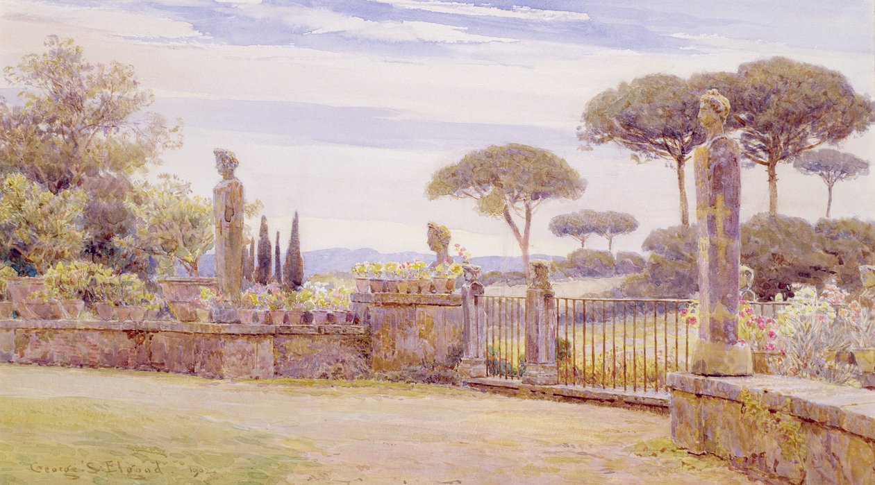 A Belvedere, Villa Piatti, Róma alkotó: George Samuel Elgood