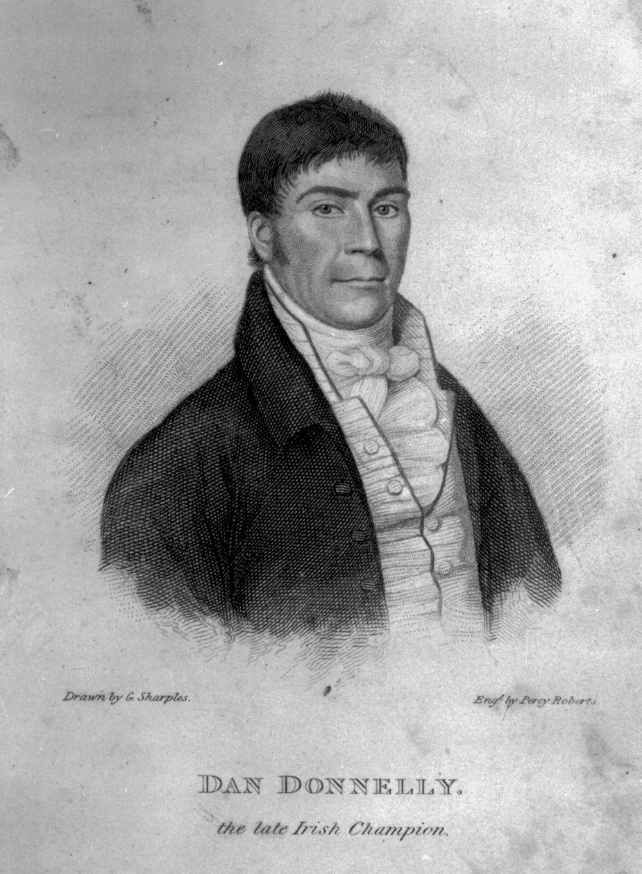 Dan Donnelly, vésette Percy Roberts alkotó: George Sharples